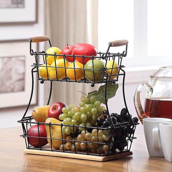 SunnyPoint 2-Tier Wire Basket