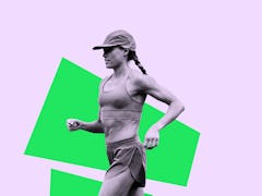 Olympian Colleen Quigley running