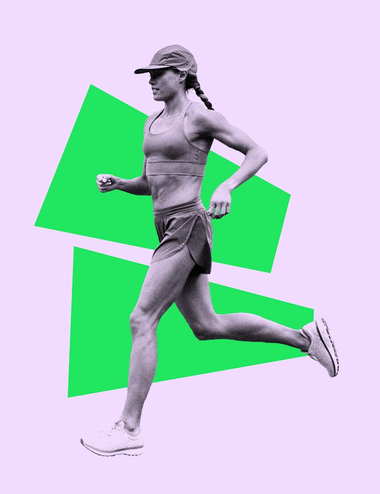 Olympian Colleen Quigley running
