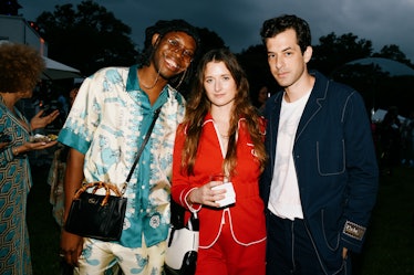 Jeremy O. Harris, Mamie Gummer, and Mark Ronson at a Gucci party