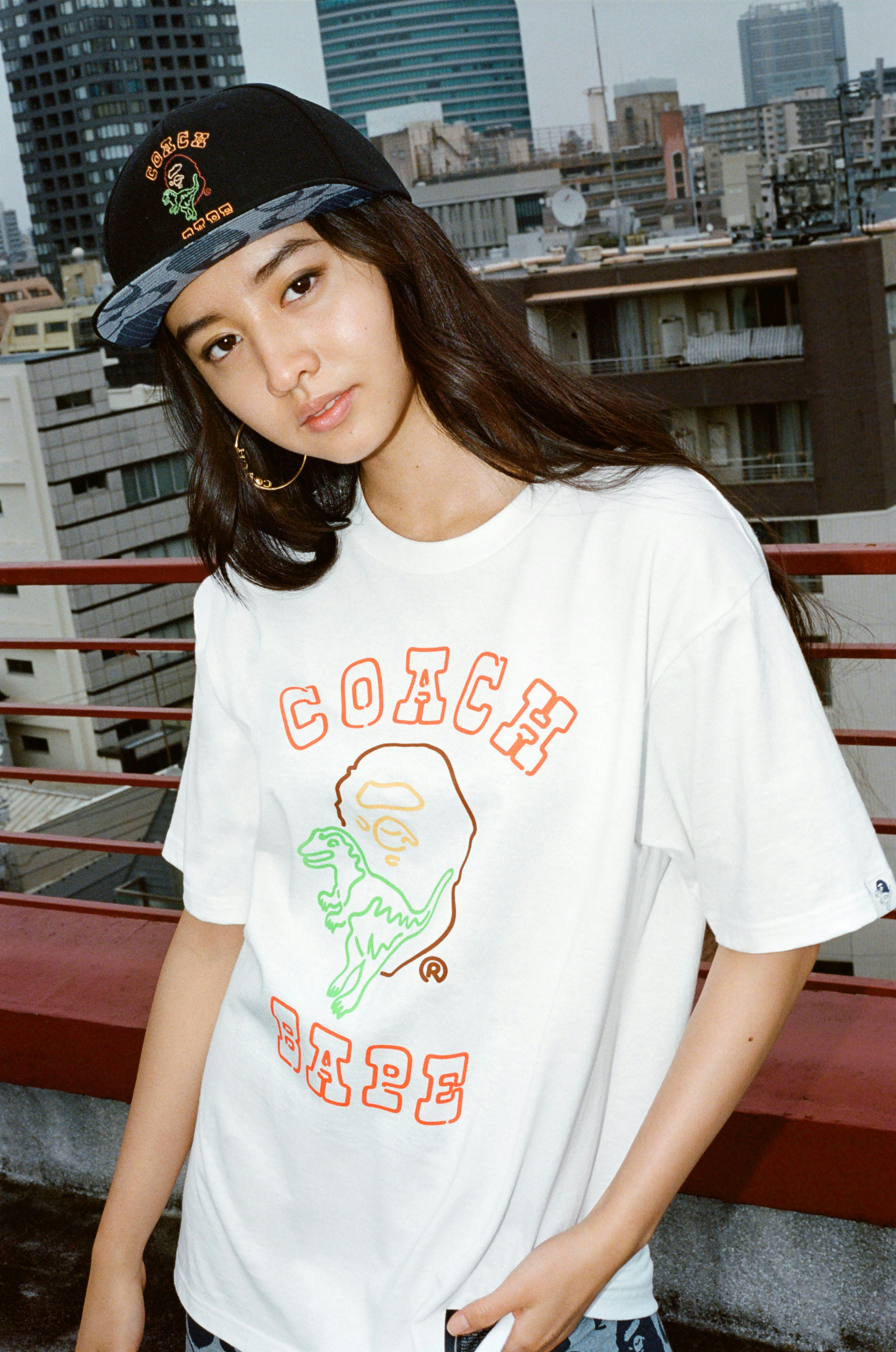 Koki for Coach x Bape collaboration.