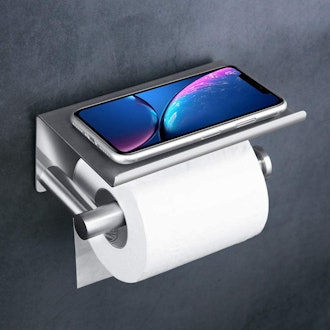 UgBaBa Toilet Paper Holder with Shelf