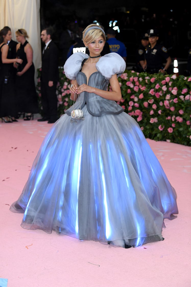 Zendaya dressed as Cinderella
