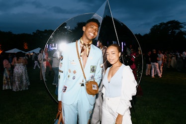 Tyler Mitchell and Satchell Lee at a Gucci party