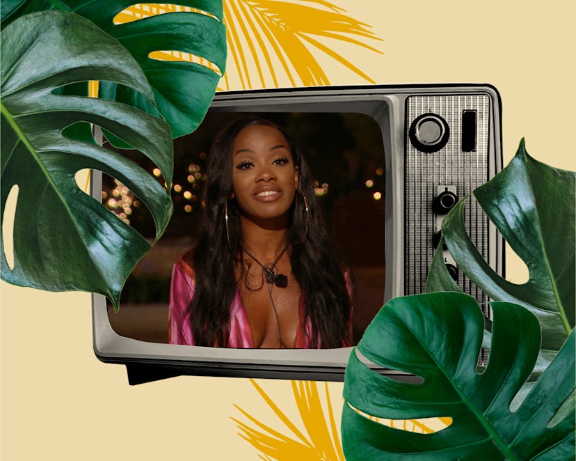 Love Island's Rachel leaving the villa