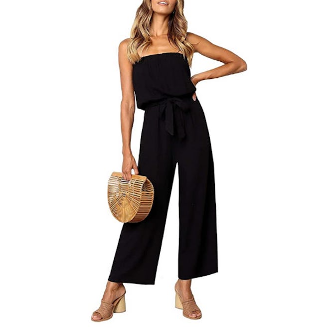 ZESICA Off Shoulder Jumpsuit