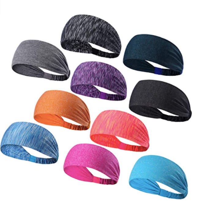 DASUTA Sports Headbands (10-Pack)