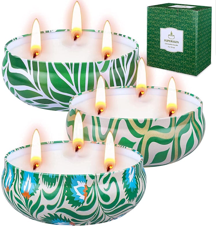 SUPERSUN Citronella Candles (Set of 3)