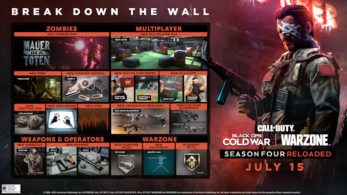 Call Of Duty Mauer Der Toten Release Time When To Play The New Zombies Map