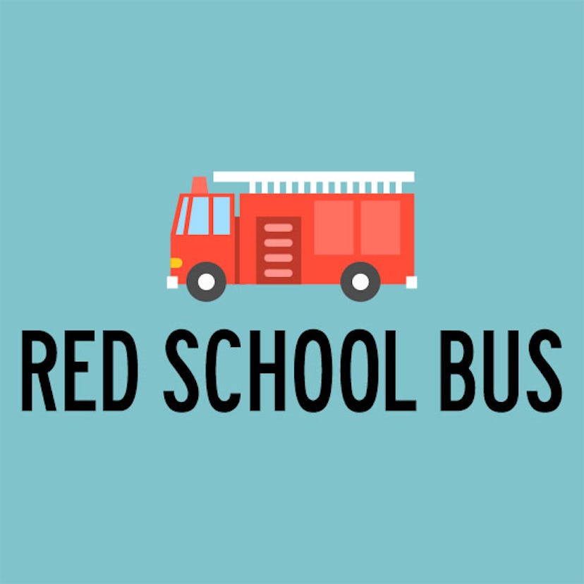 red school bus logo