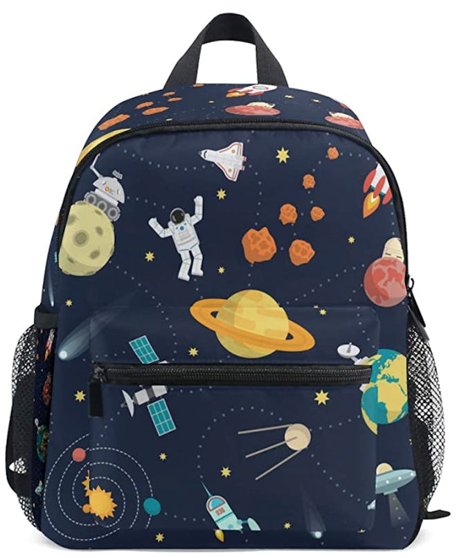Toddler Bag With Chest Clip - Space Universe