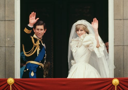 Princess Diana & Prince Charles on their wedding day.