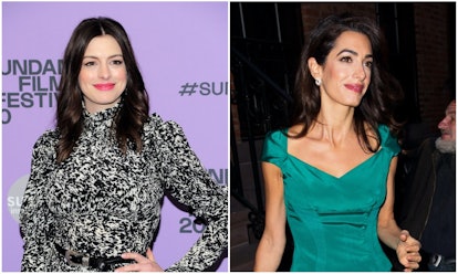 Anne Hathaway and Amal Clooney are frequently compared to one another. 