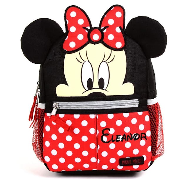 Personalized Minnie Mouse 10-inch Mini Backpack With Harness