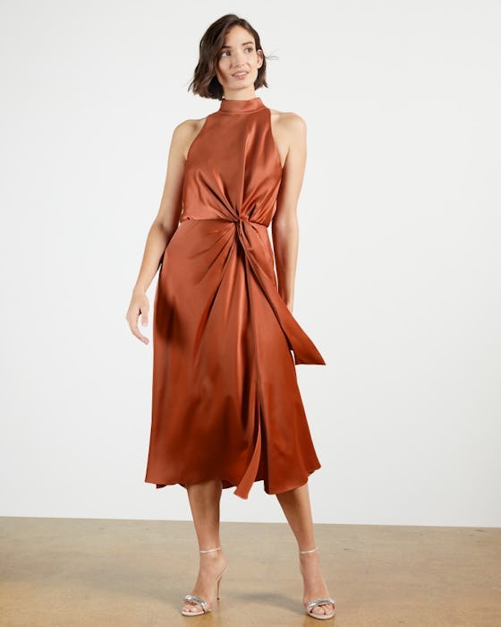 Halterneck Occasion Midi Dress