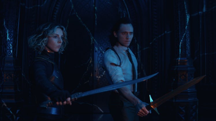 Tom Hiddleston as Loki and Sophia Di Martino as Sylvie heading towards some of the biggest easter eg...