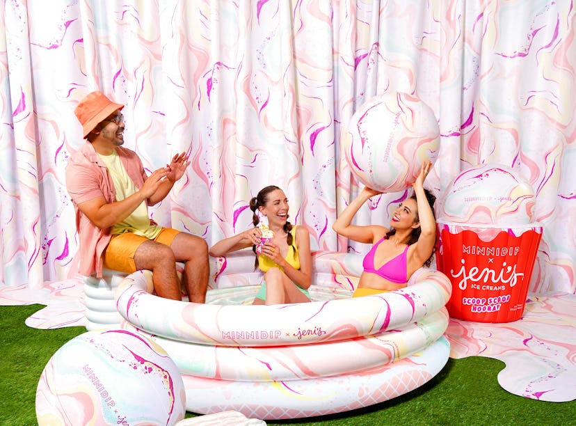 Minnidip and Jeni's released an inflatable pool and float collection.