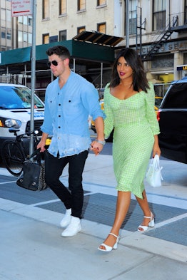 Nick Jonas and Priyanka Chopra seen out and about in Manhattan on August 30, 2019 in New York City. 