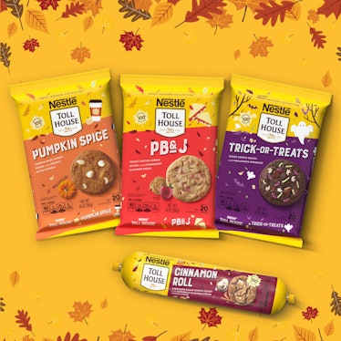 Nestlé Toll House's fall 2021 cookie dough flavors include seasonal bites like Pumpkin Spice and Cin...