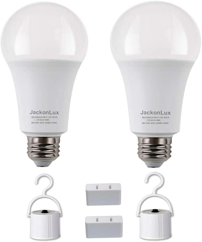 JackonLux Rechargeable LED Bulbs (2-Pack)