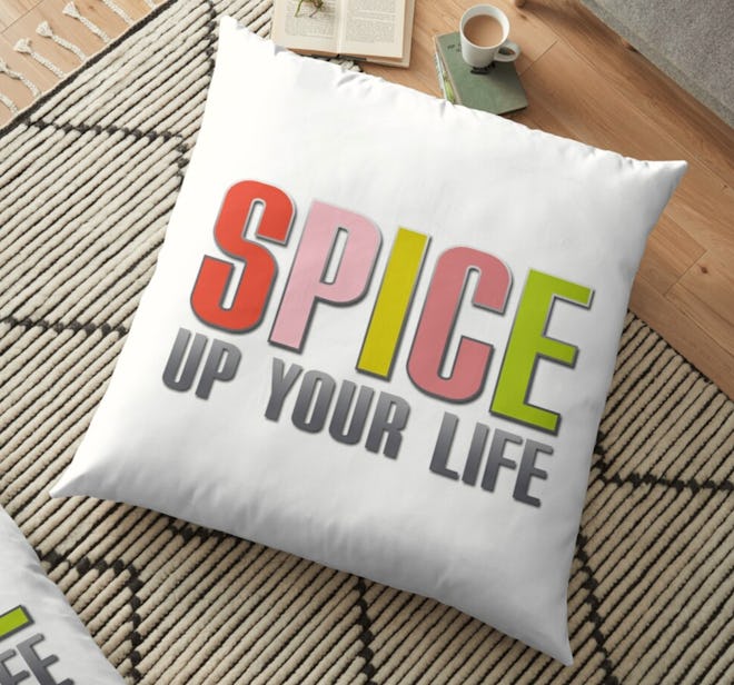 Spice Up Your Life 90s Floor Pillow