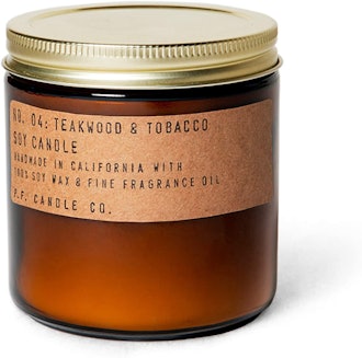 Teakwood & Tobacco Large Soy Candle