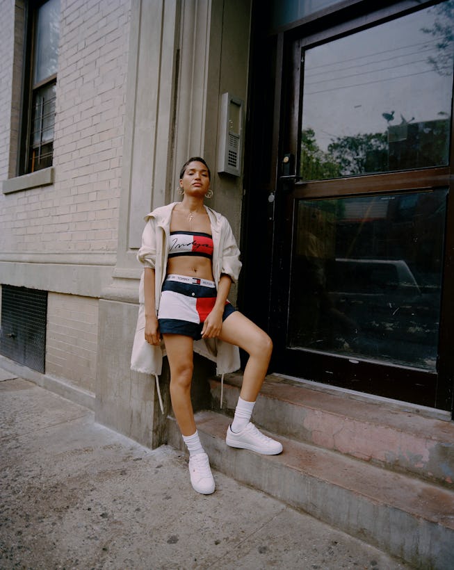 Aaliyah tommy hilfiger top ad