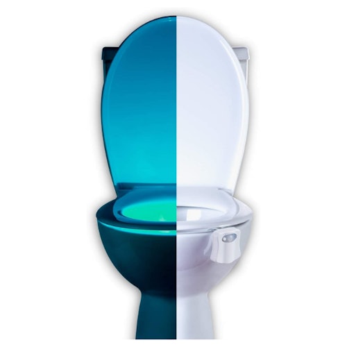 RainBowl Motion Sensor Toilet Bowl Night Light