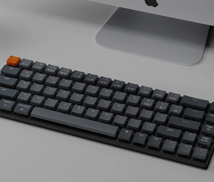 keychron k7 mechanical keyboard with low profile switches