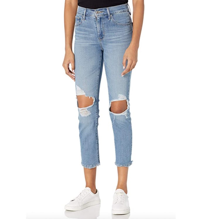 Levi's 724 High Rise Straight Crop Jeans