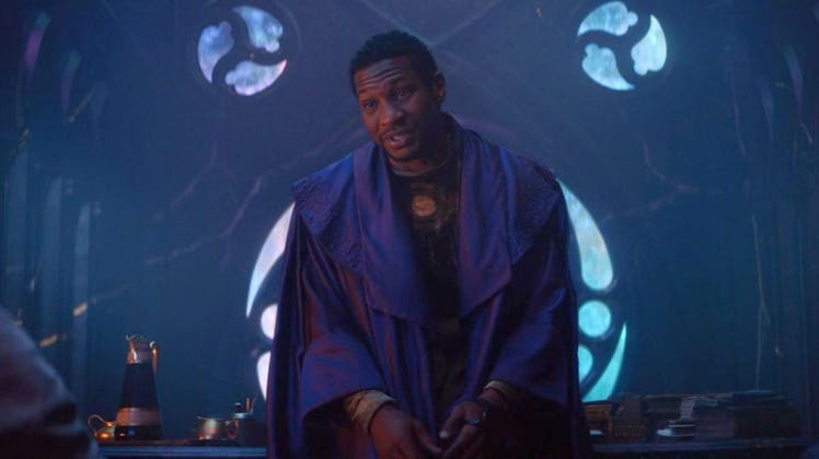 Jonathan Majors in an official Kang The Conqueror outfit in 'Loki'