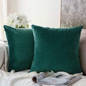 MIULEE Velvet Pillow Covers (Set of 2)