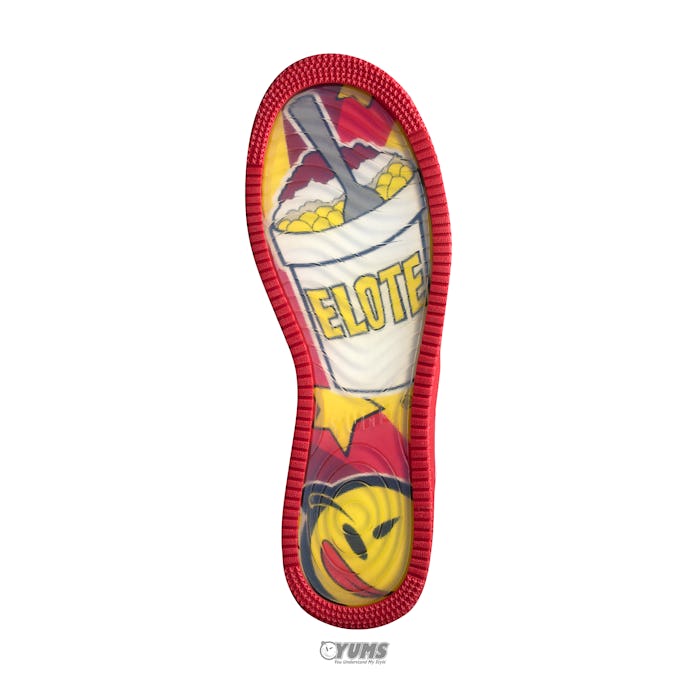 YUMS "Elote" sneaker outsole