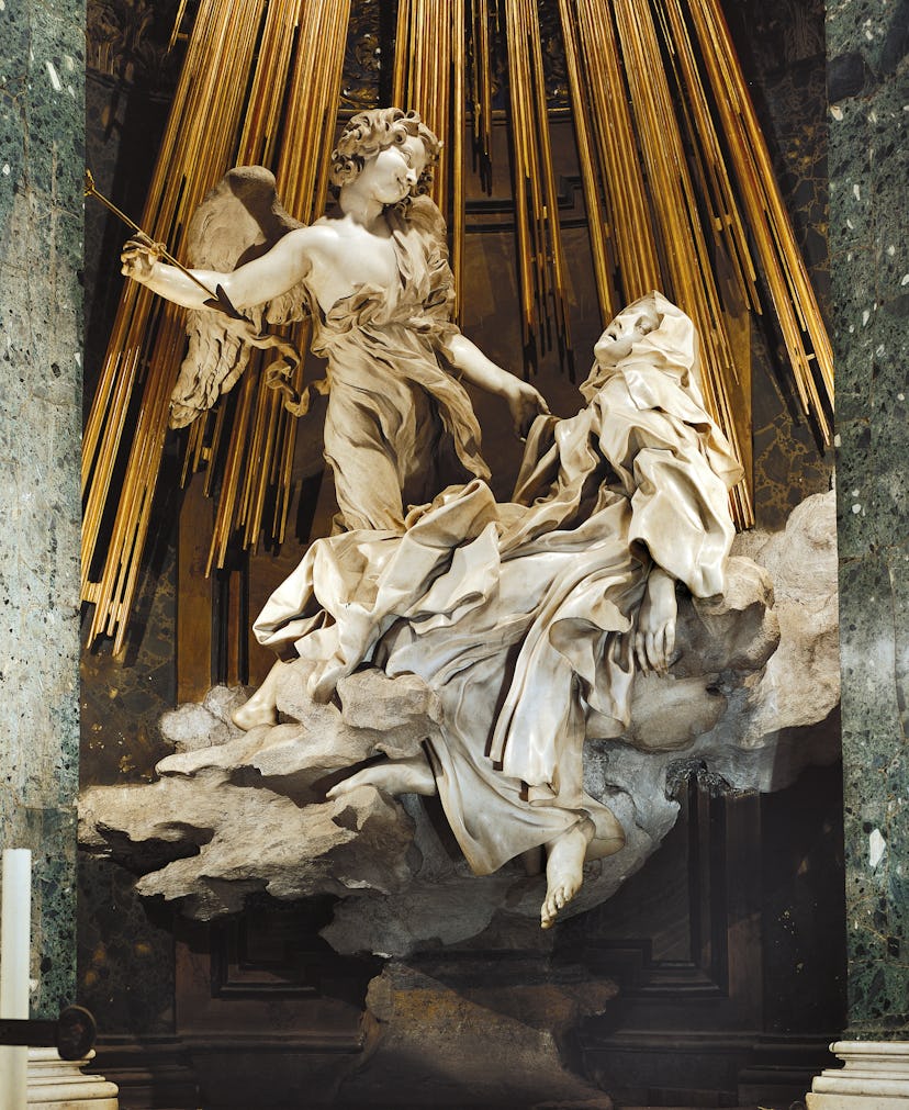 Bernini’s Ecstasy of Saint Teresa is an example of religious ecstasy.