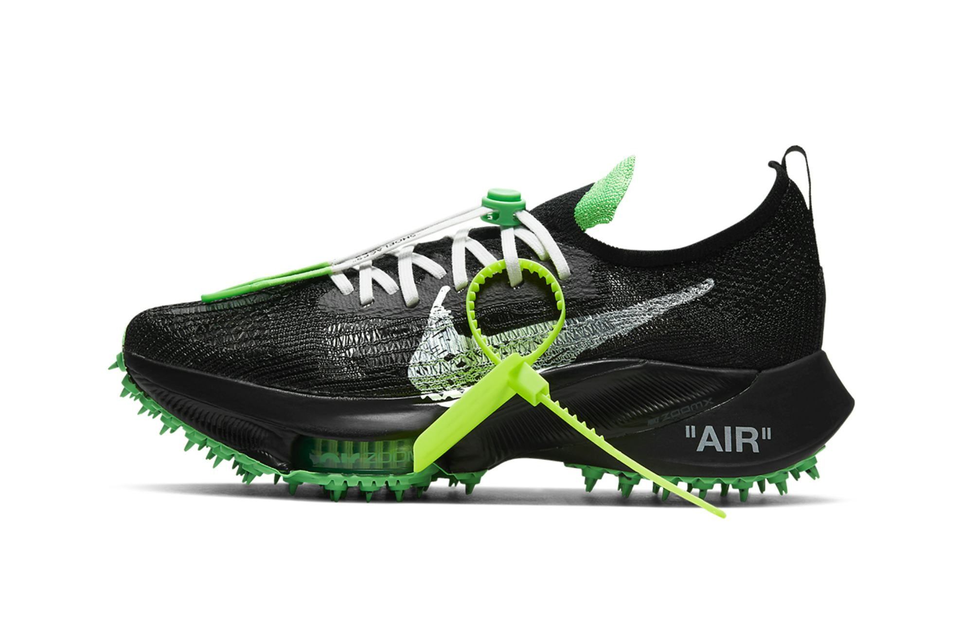 off white track spikes