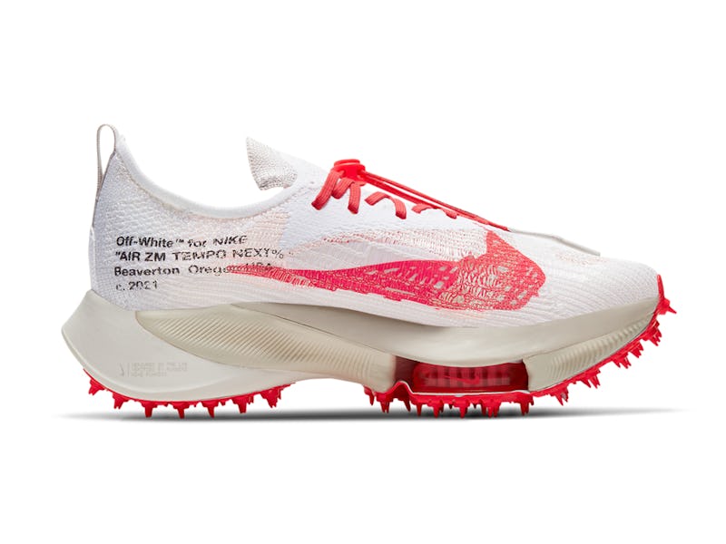 Off white nike spikes sales