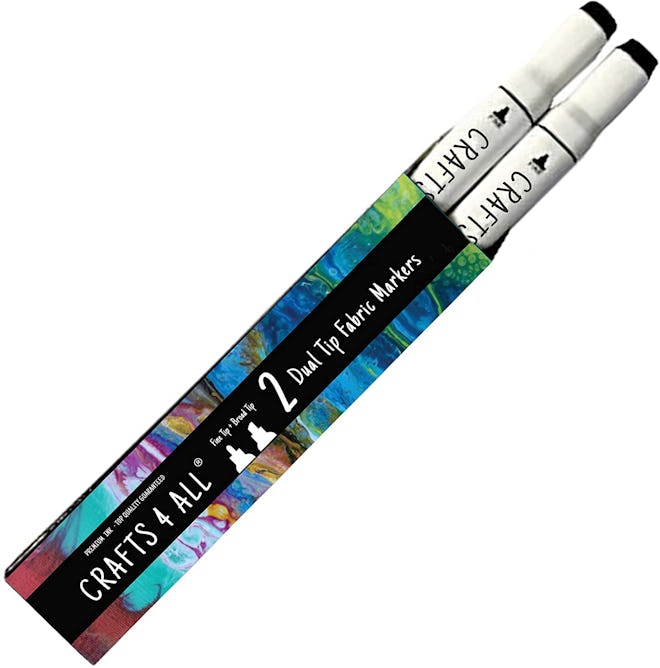 Crafts 4 All Dual Tip Fabric Markers (2-Pack)