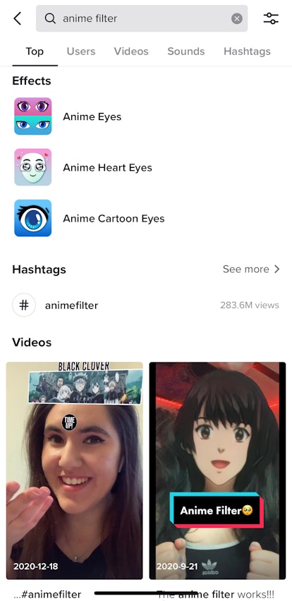 filter to turn things into anime｜TikTok Search