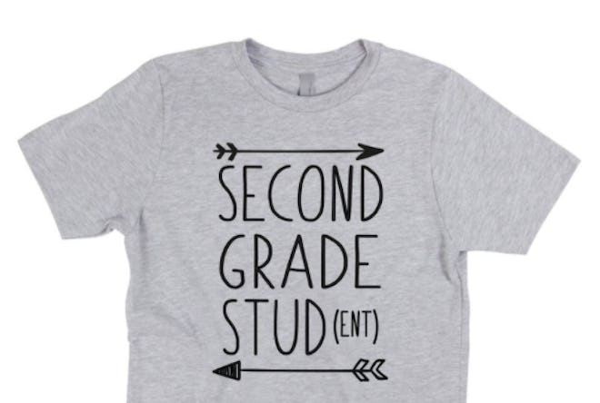 Second grade stud t-shirt