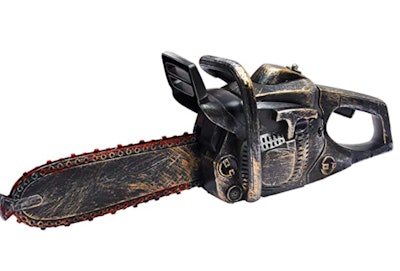 Fake chainsaw prop