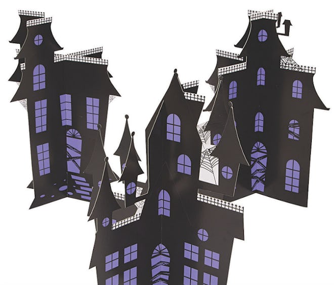 Haunted house tabletop centerpiece