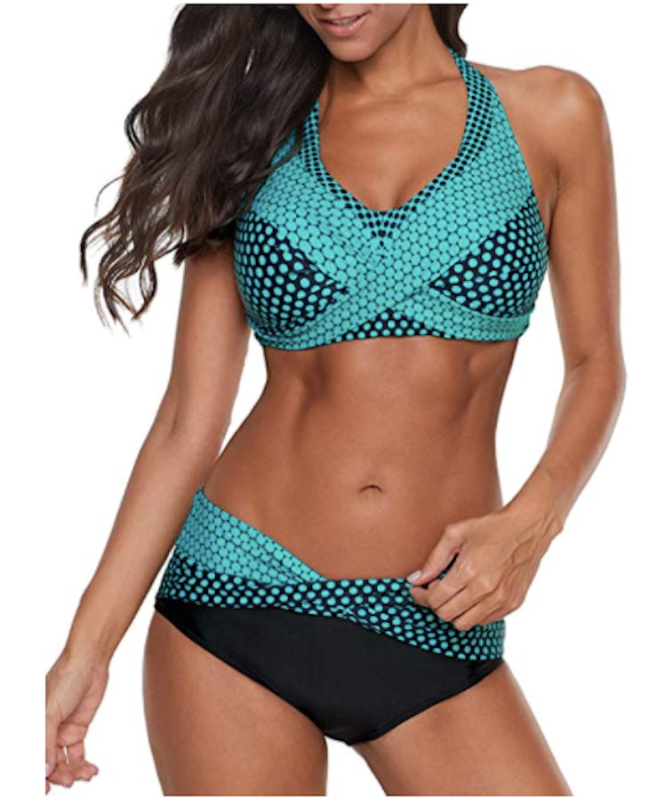 Yanekop Halter Neck Swimsuit 