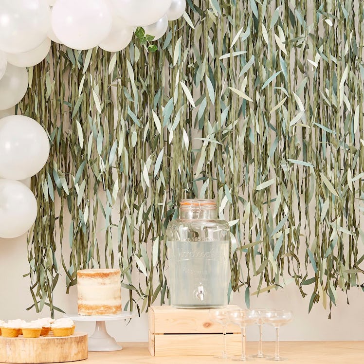 Artificial Willow Foliage Backdrop