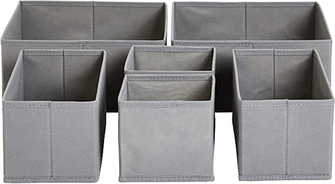 Cloth Drawer Storage Organizer Boxes (Set of 6)