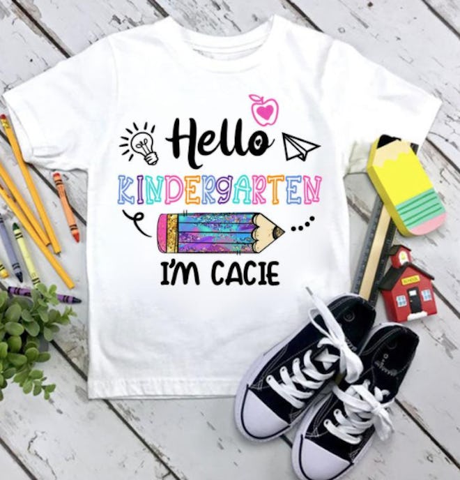 Hello Kindergarten t-shirt