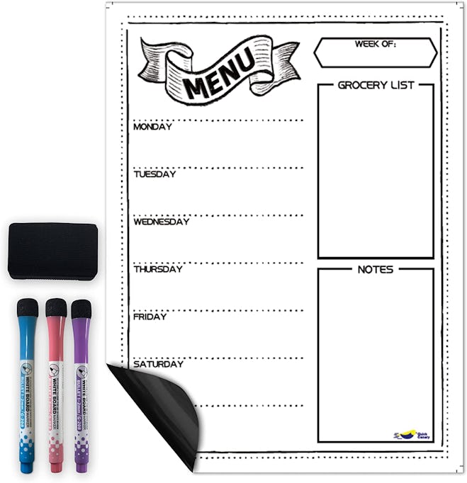 Quick Canary Magnetic Dry Erase Menu 