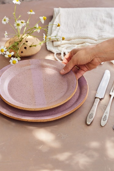 Dinner Plates, Pale pink