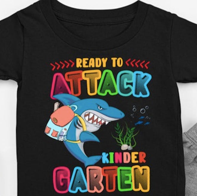 Ready to attack kindergarten t-shirt