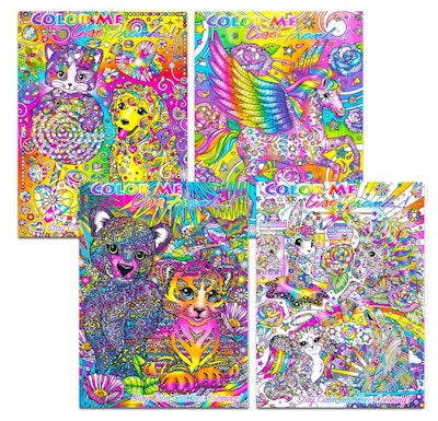Adult Coloring Book - Set Of 4