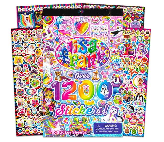 Lisa Frank 1200 Stickers Tablet Book